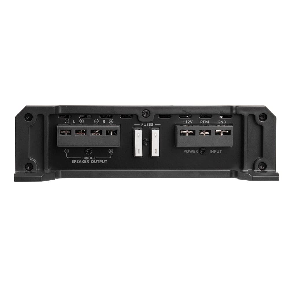 500W Peak 2-Ohm Stable 2-Channel Car Audio Amplifier with Remote Subwoofer Level Control K5687