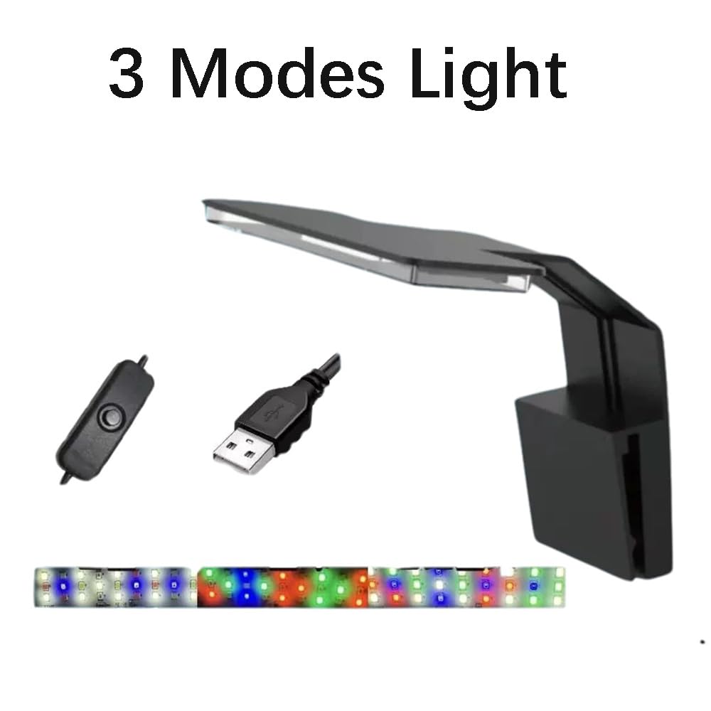 7W Clip On Aquarium Light with White Red Blue Green LED P1899