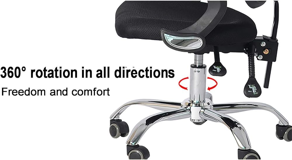 Orange Mesh Ergonomic Office Chair with Lumbar Support X660075