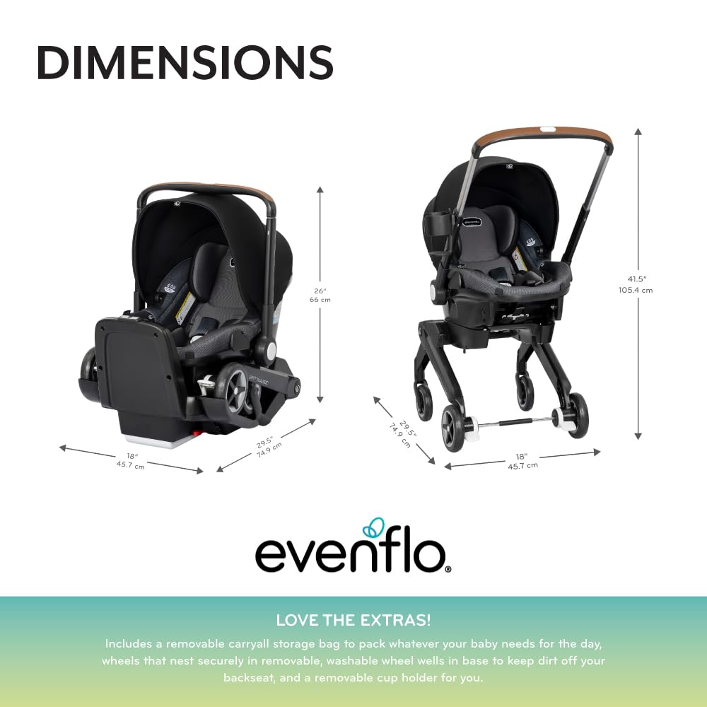 Infant Car Seat Stroller Combo H180