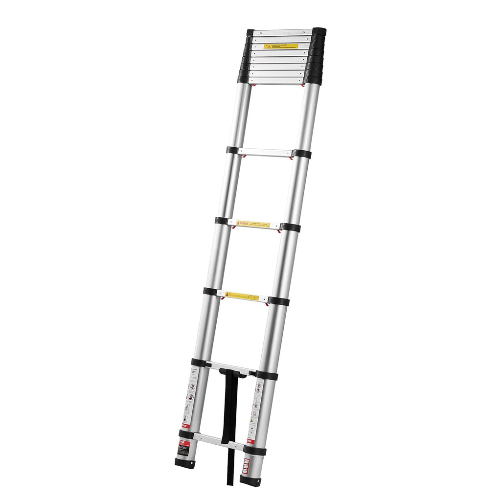 12.5ft Aluminum Telescoping Ladder 330LBS P4512
