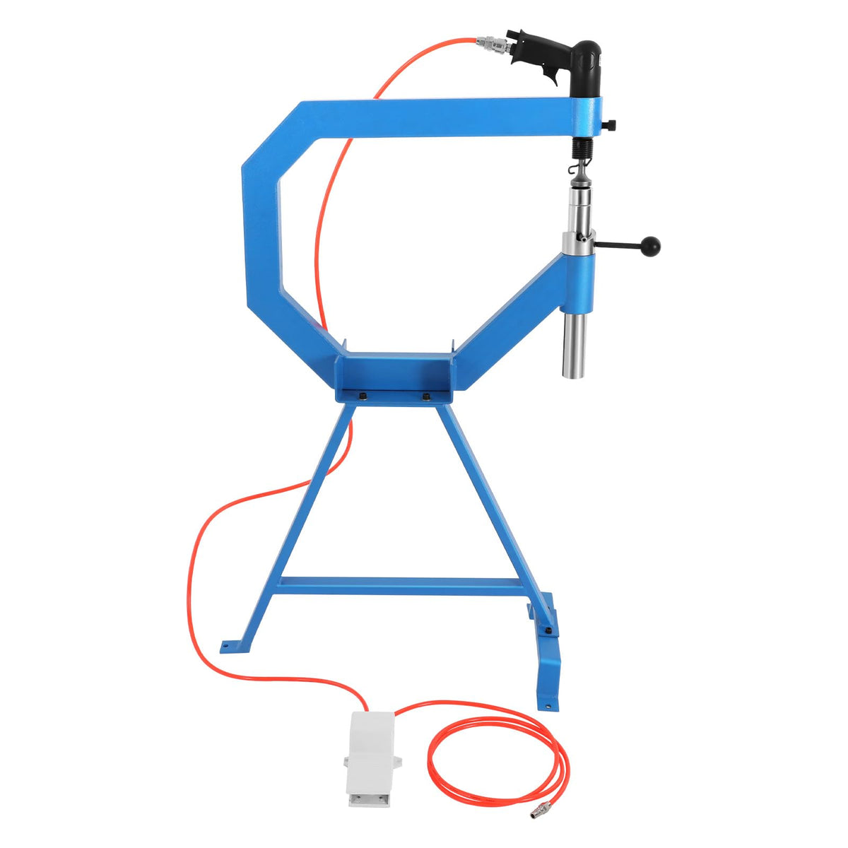 4" Throat Pneumatic Planishing Hammer with Steel Stand G7752