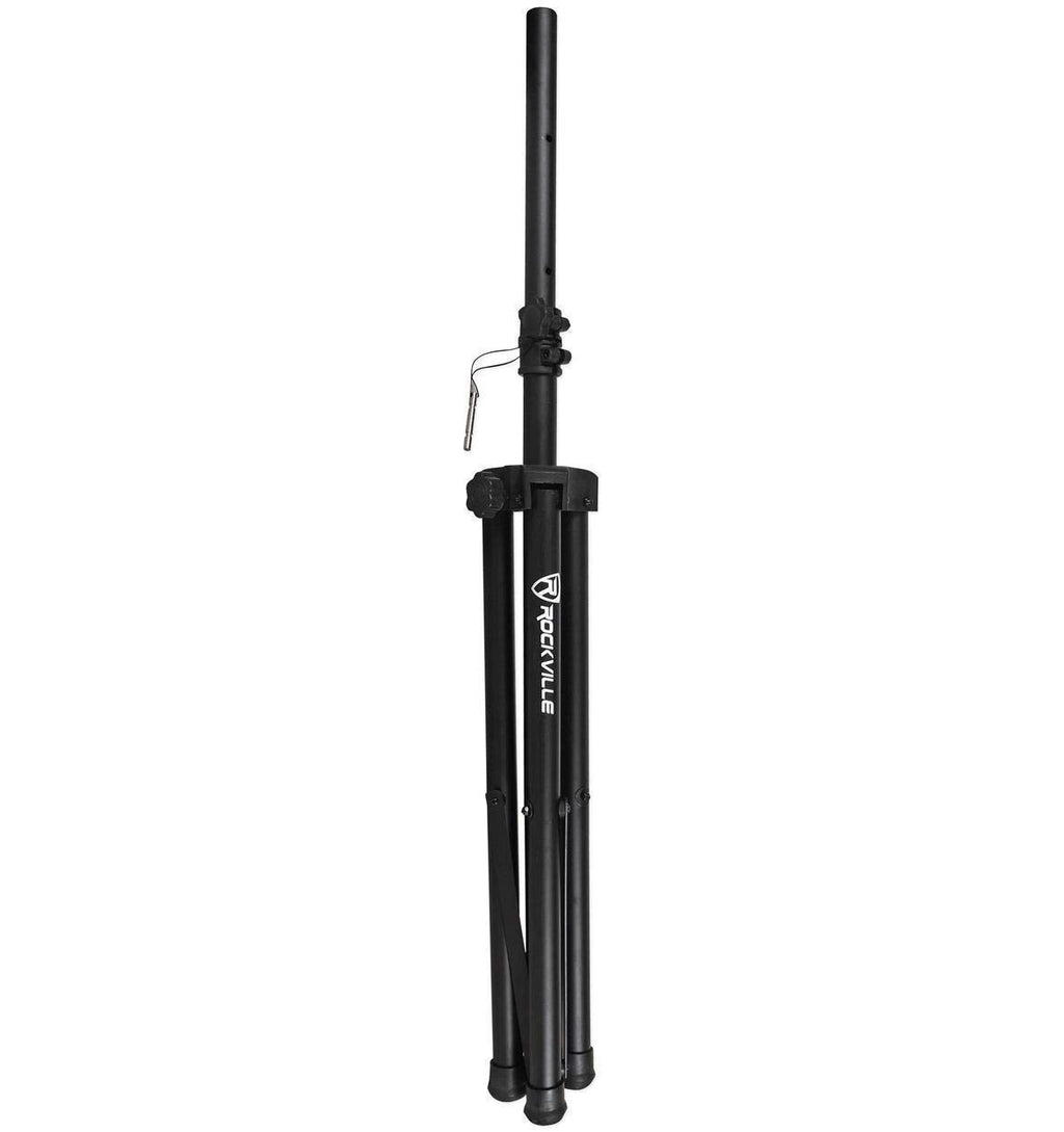 Black Tripod Speaker Stands Pair with Carrying Case O45226