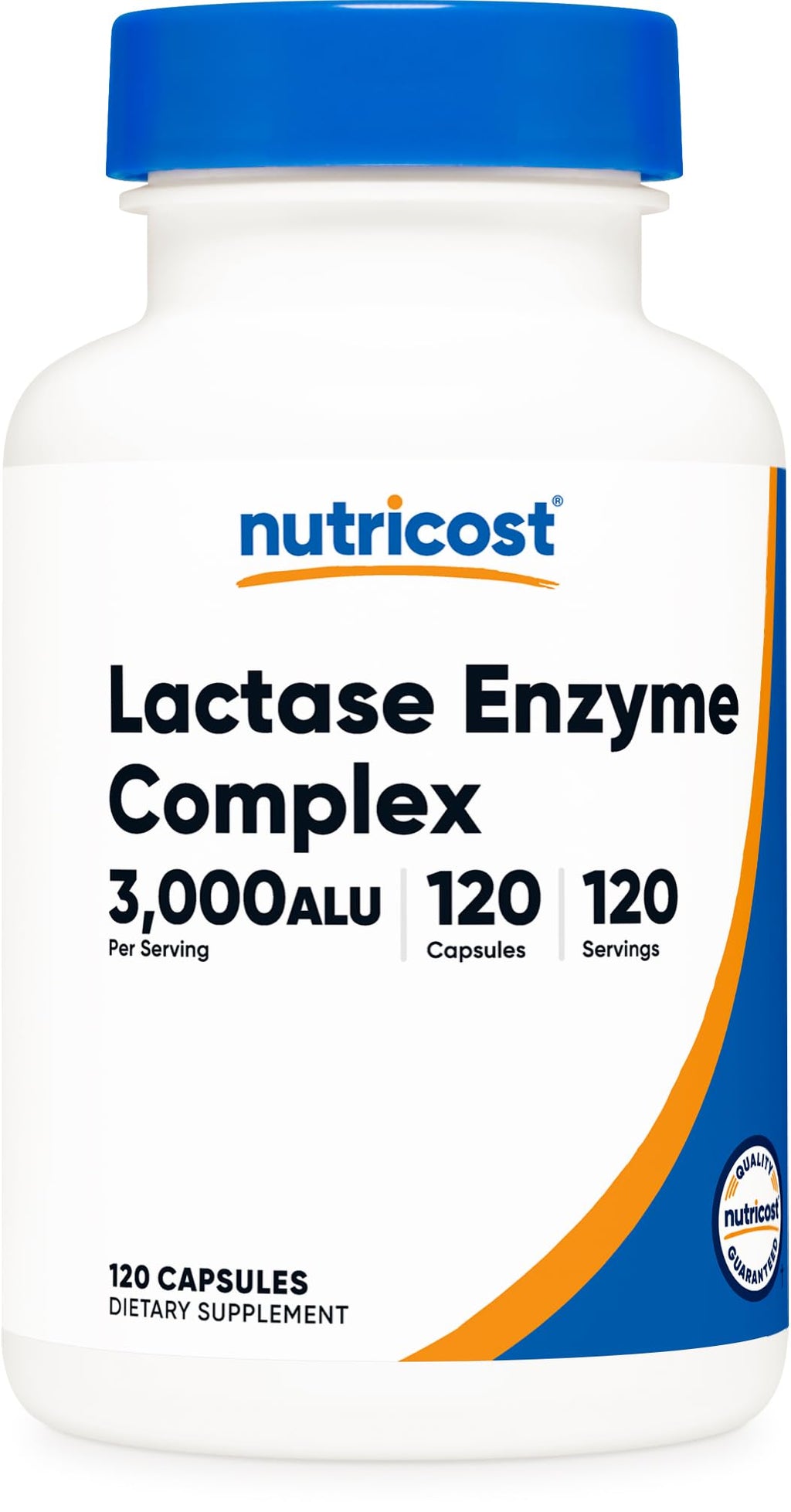 Lactase Enzyme Complex 120 Capsules Gluten-Free Q520