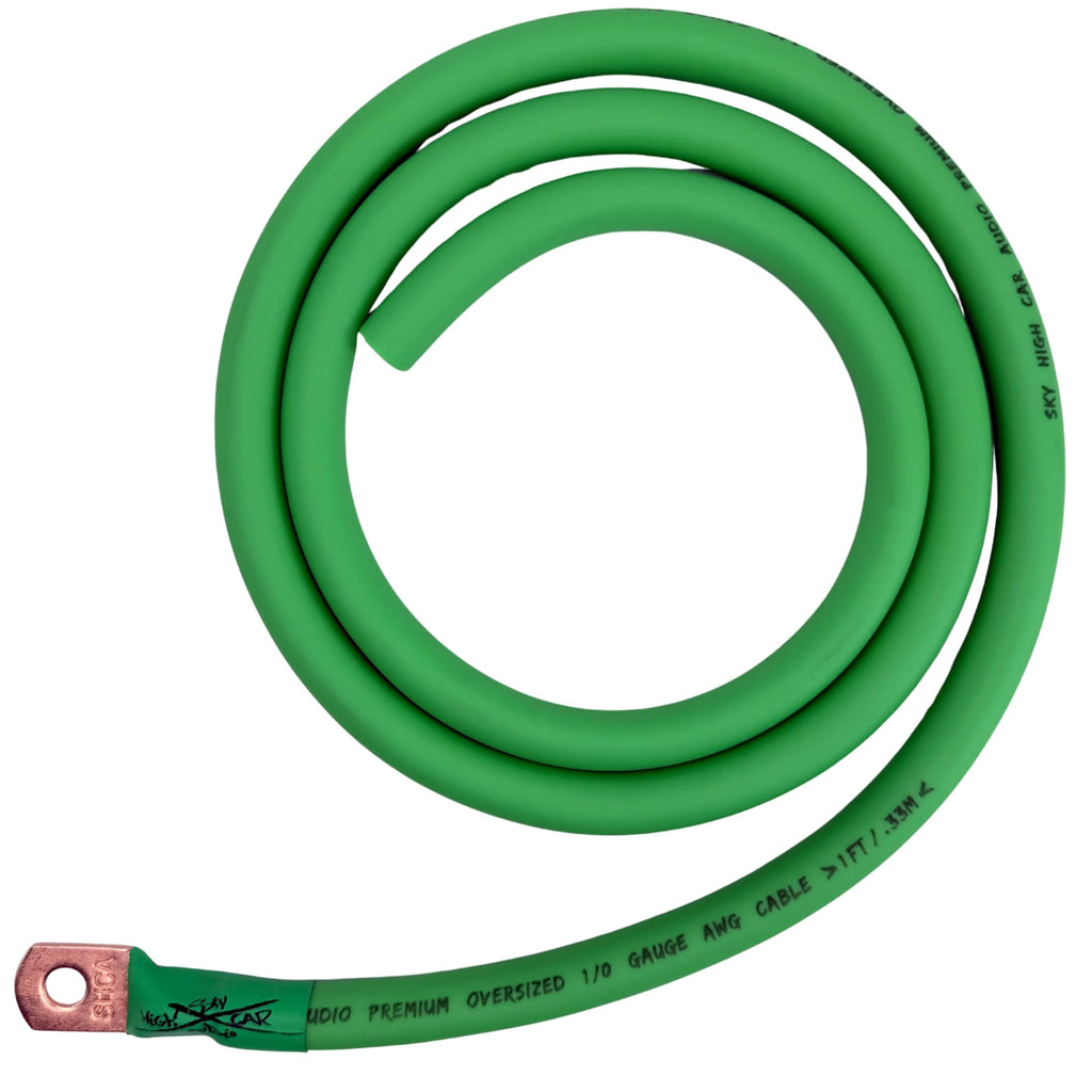 Oversized 1/0 Gauge AWG Electrical Wiring Kit V7173