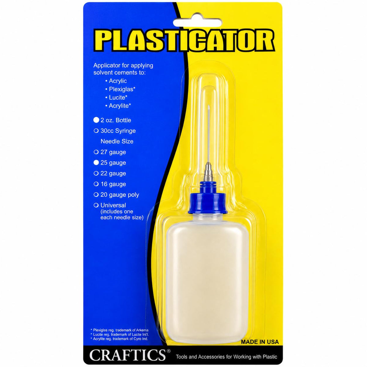 2oz Plastic Bottle with Metal Needle V819079