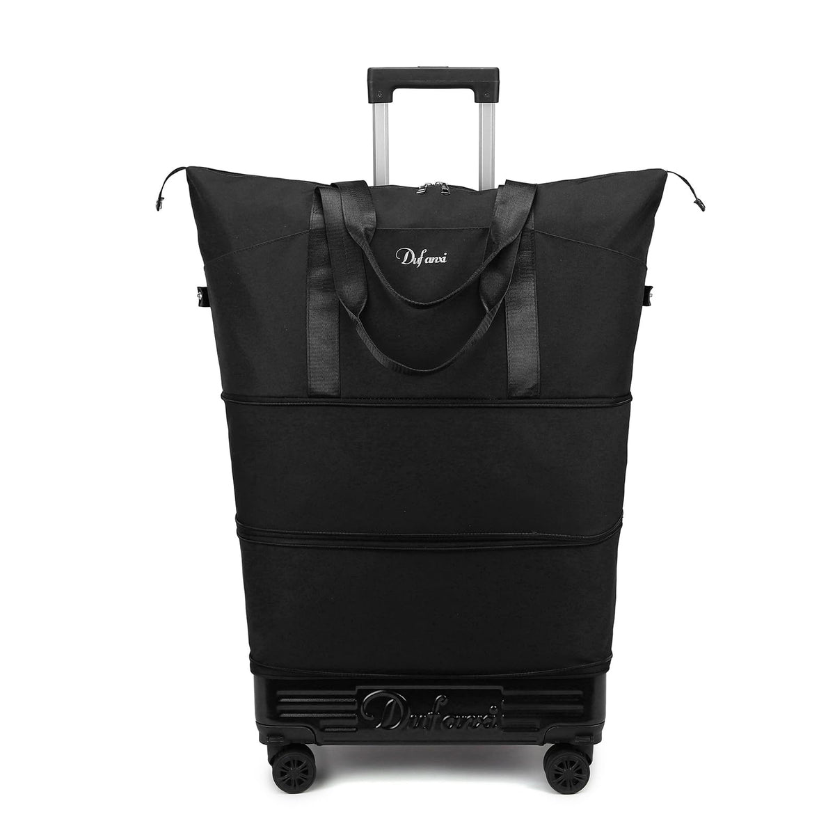 Expandable Rolling Travel Bag with Removable Wheels & Handle L537968