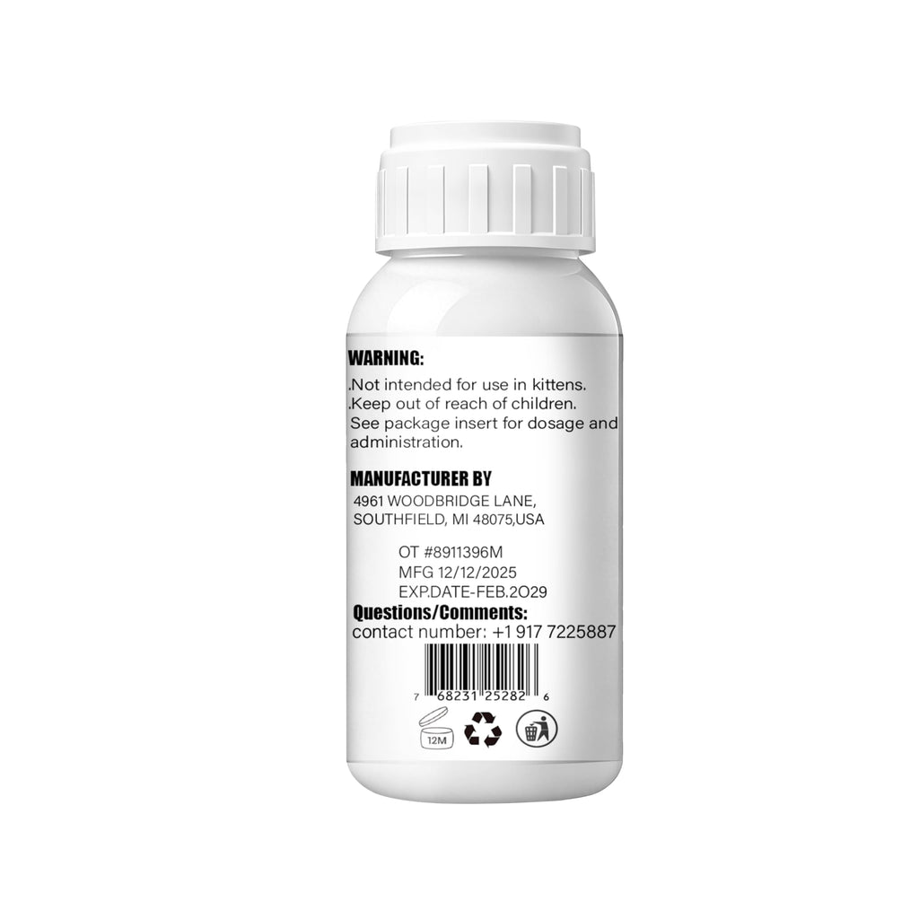 Broad Spectrum Cat Dewormer Liquid 4 oz Q846