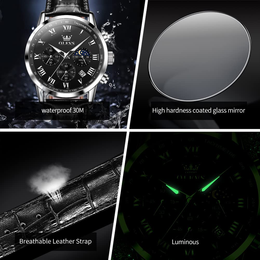 Waterproof Large Face Watches E702852