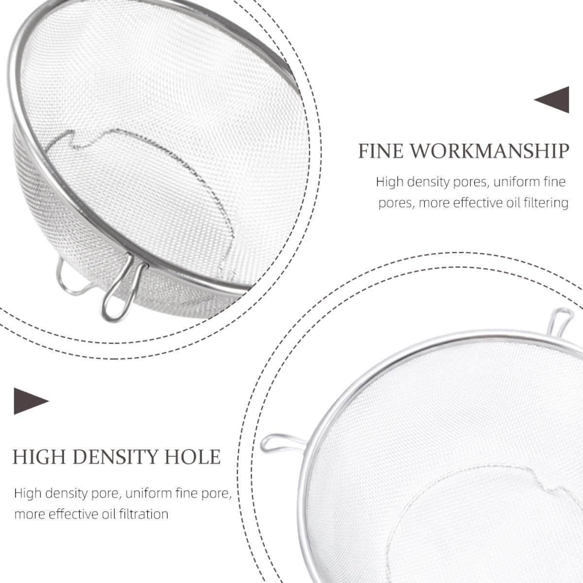 Stainless Steel Fine Mesh Skimmer Spoon U954295