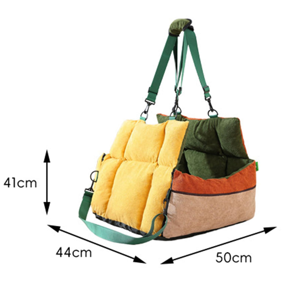 2-in-1 Elevated Dog Car Seat Booster T20369