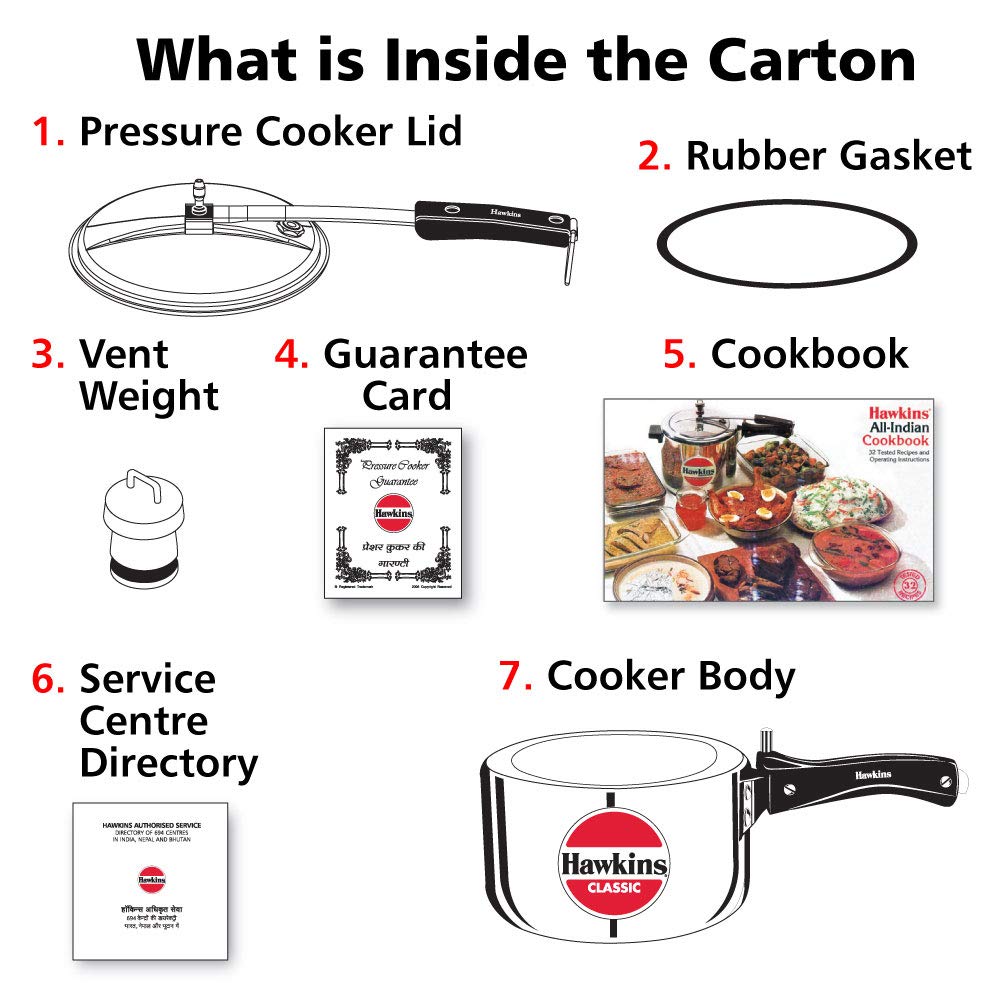 3L Aluminium Pressure Cooker Q98025