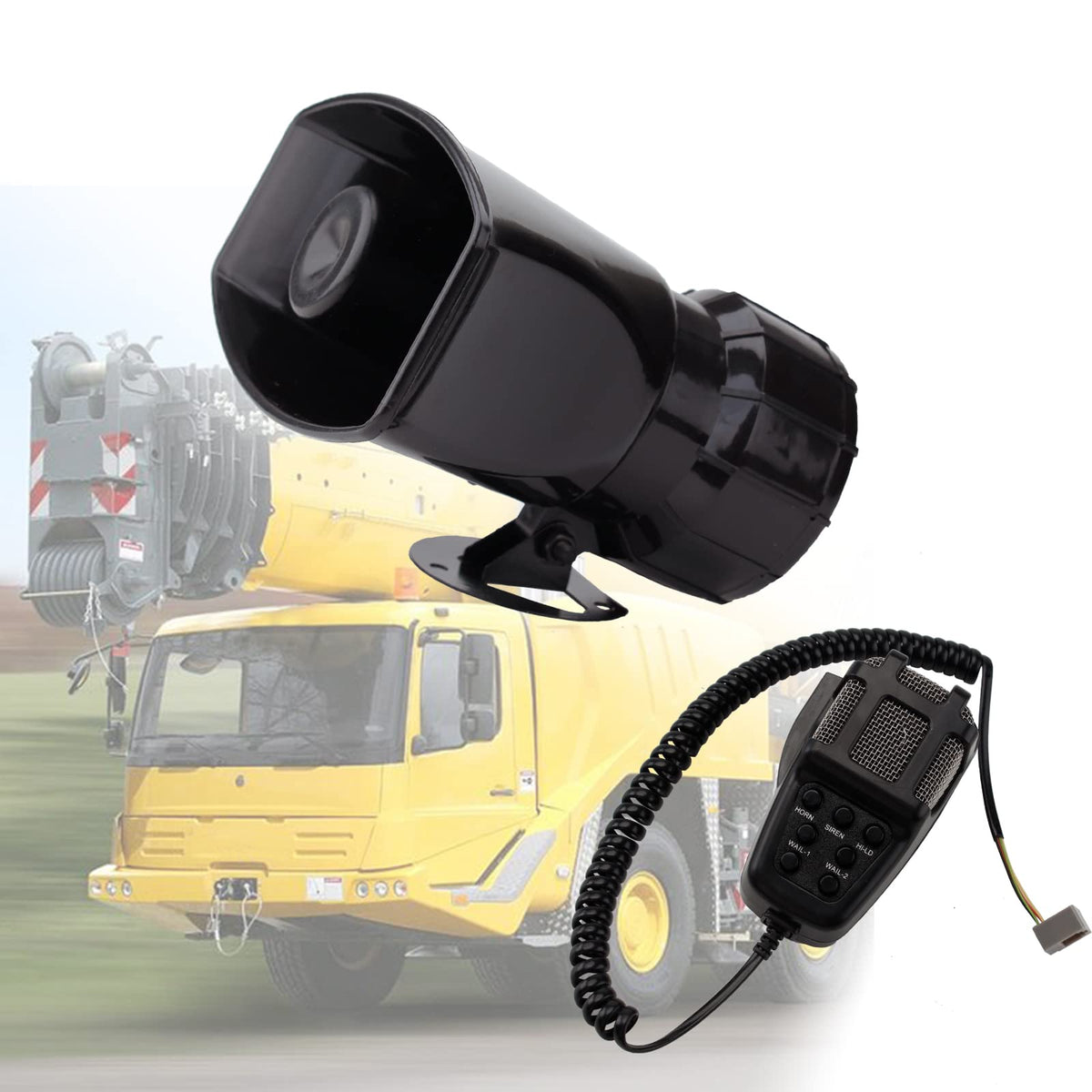 7 Tone Car Siren PA System Megaphone Speaker M308