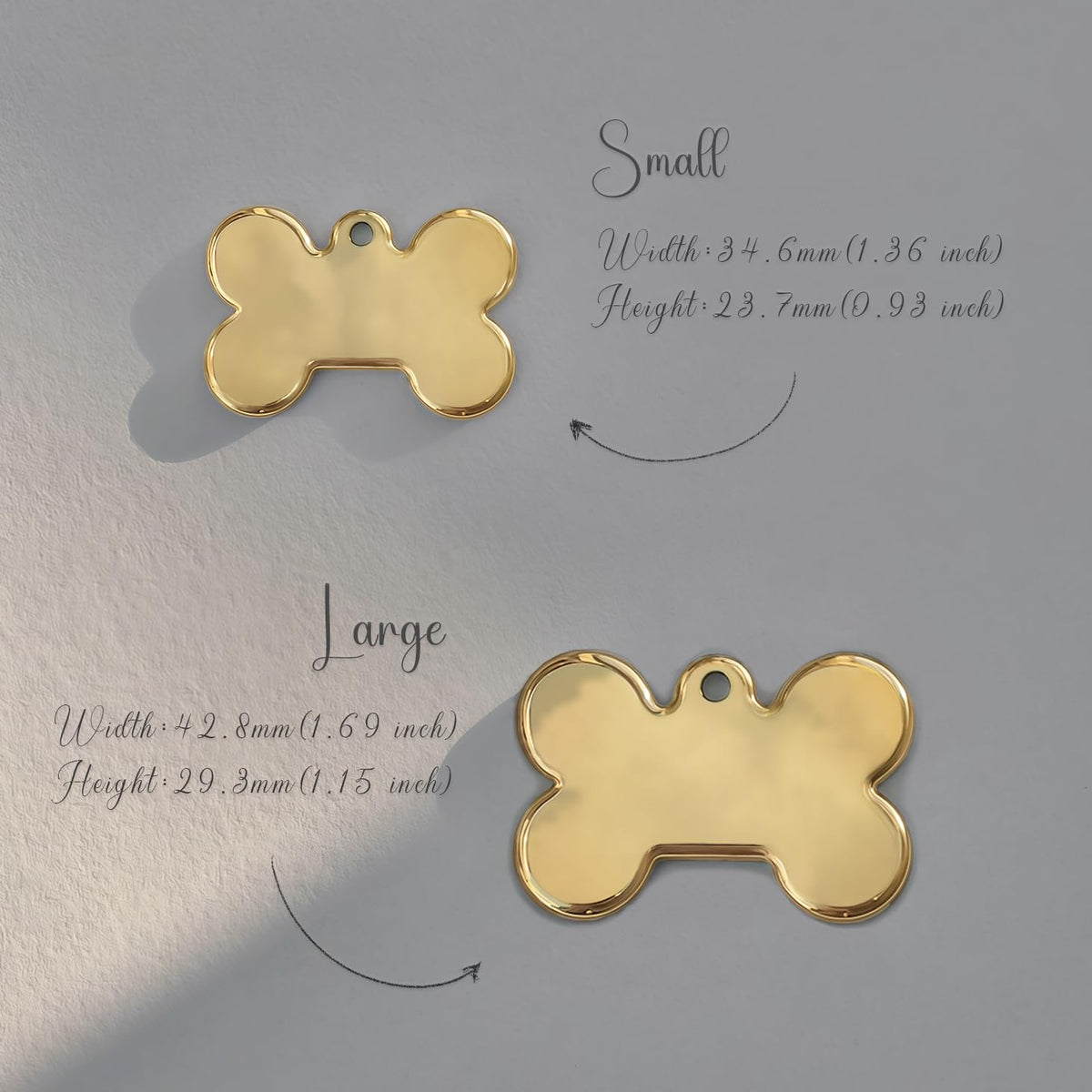 Stainless Steel Deep Engraving Dog Tags C3080