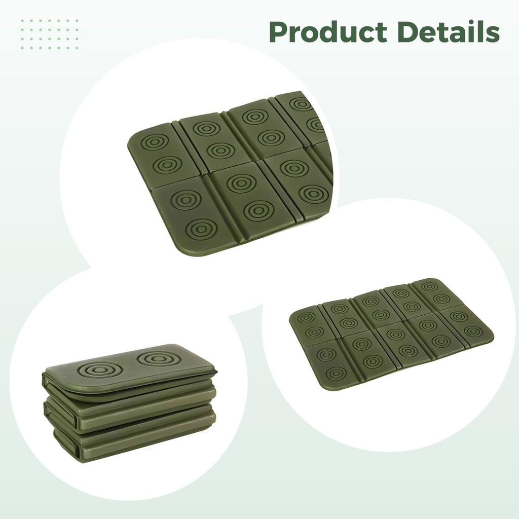 2 Pcs Waterproof Folding Foam Camping Mat Seat Cushion E41771