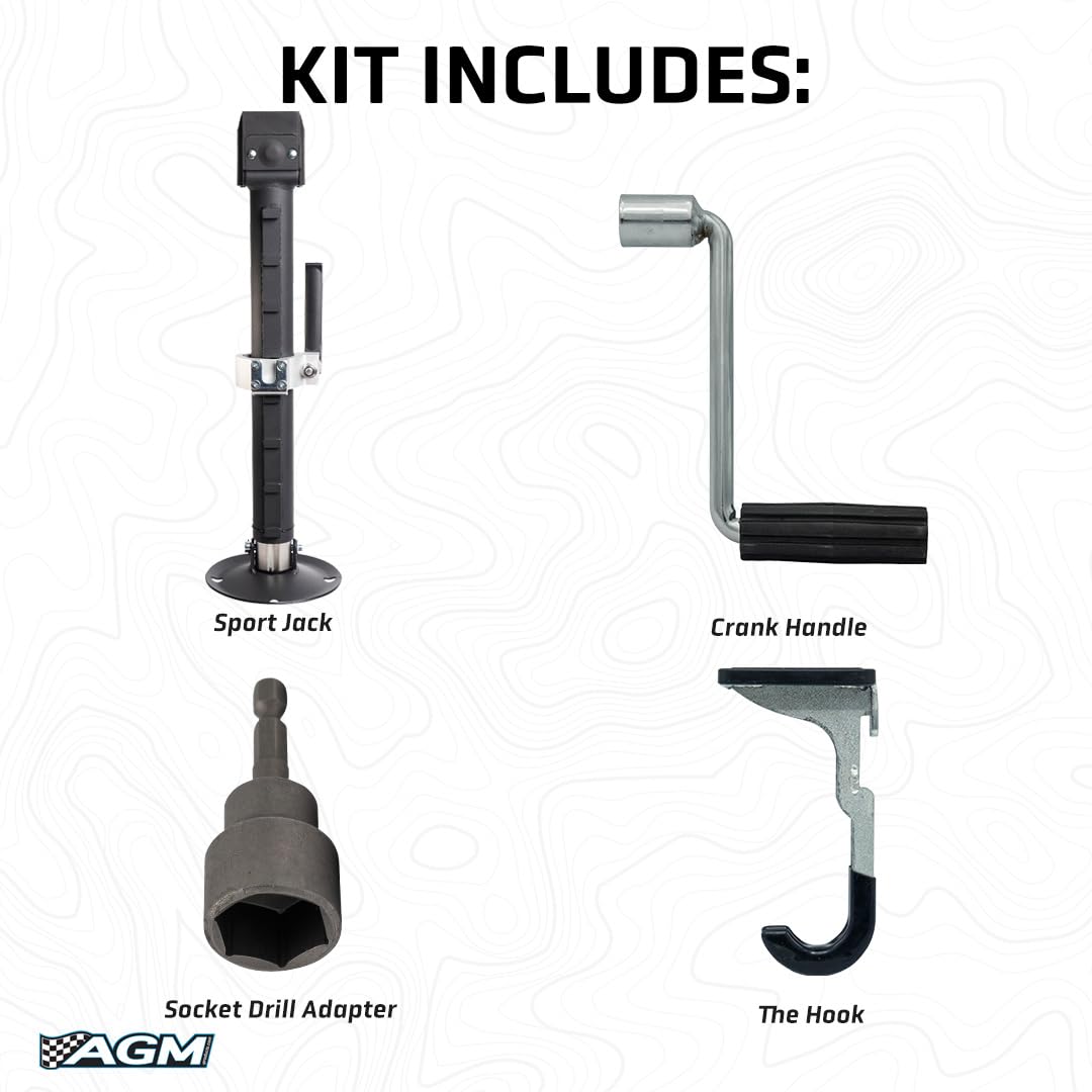 Manual Off-Road Jack 2,000 lb Vehicle Lift K571016