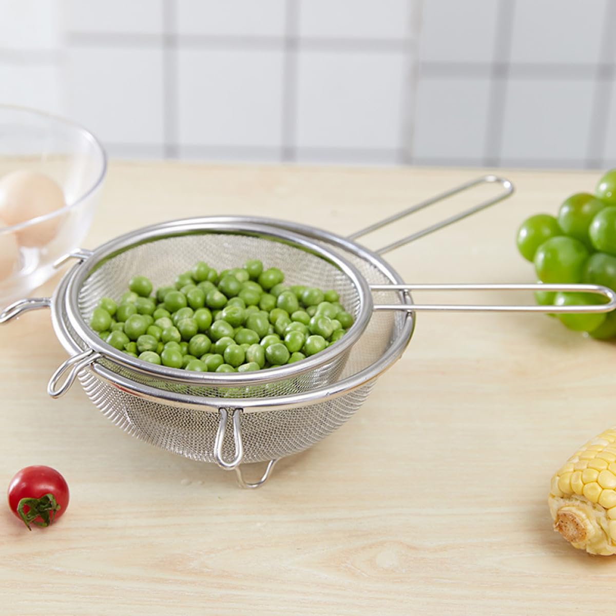 Stainless Steel Fine Mesh Skimmer Spoon U954295