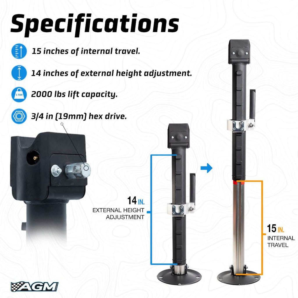 Manual Off-Road Jack 2,000 lb Vehicle Lift K571016