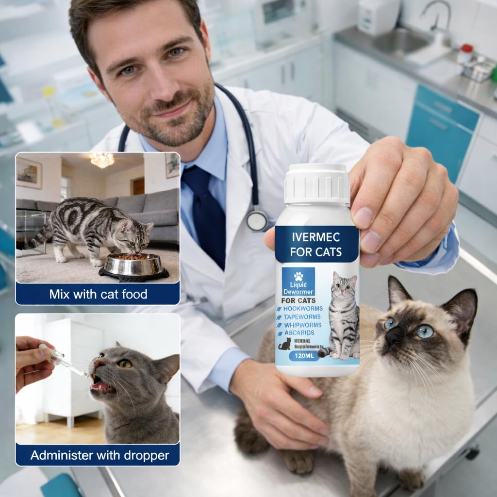 Broad Spectrum Cat Dewormer Liquid 4 oz Q846