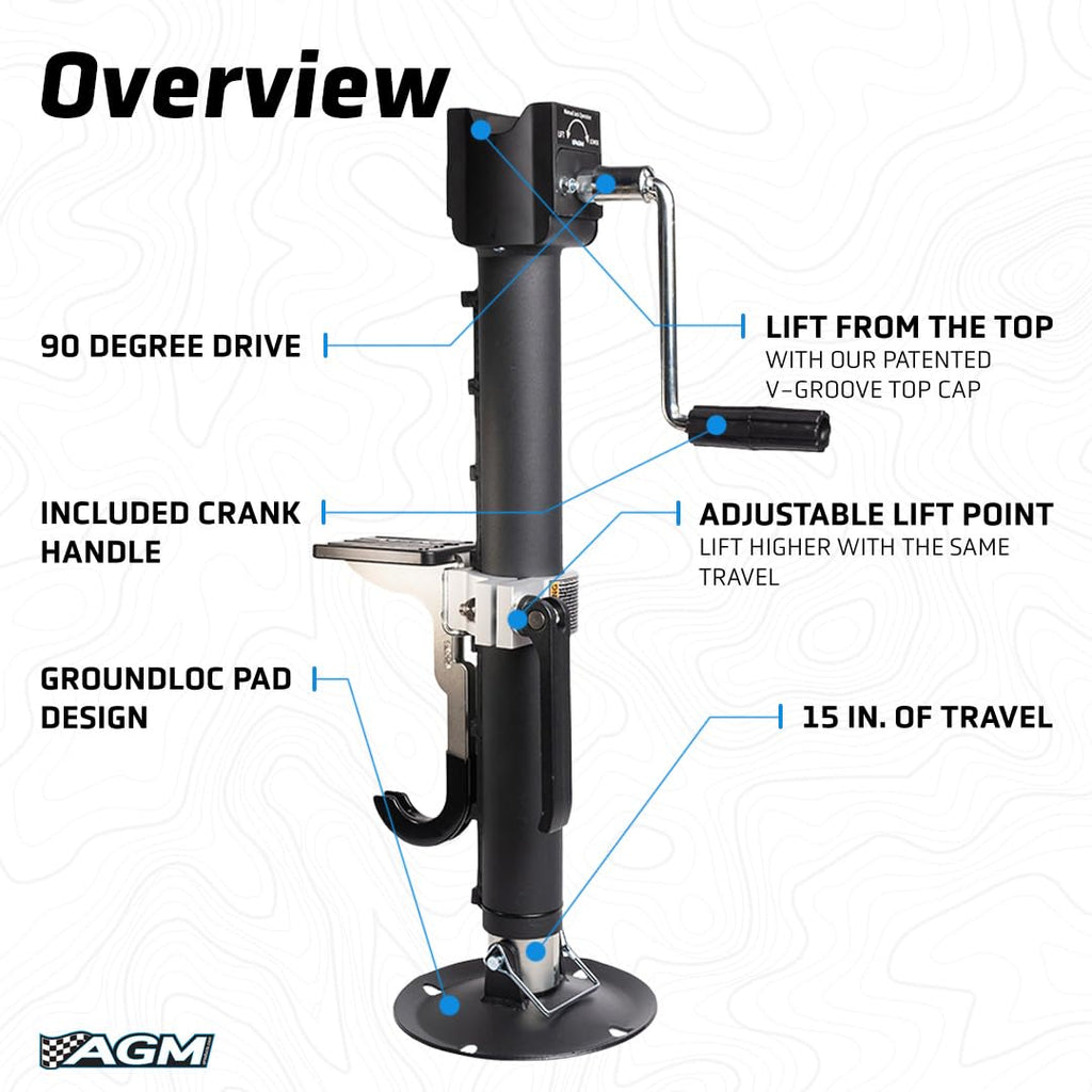 Manual Off-Road Jack 2,000 lb Vehicle Lift K571016