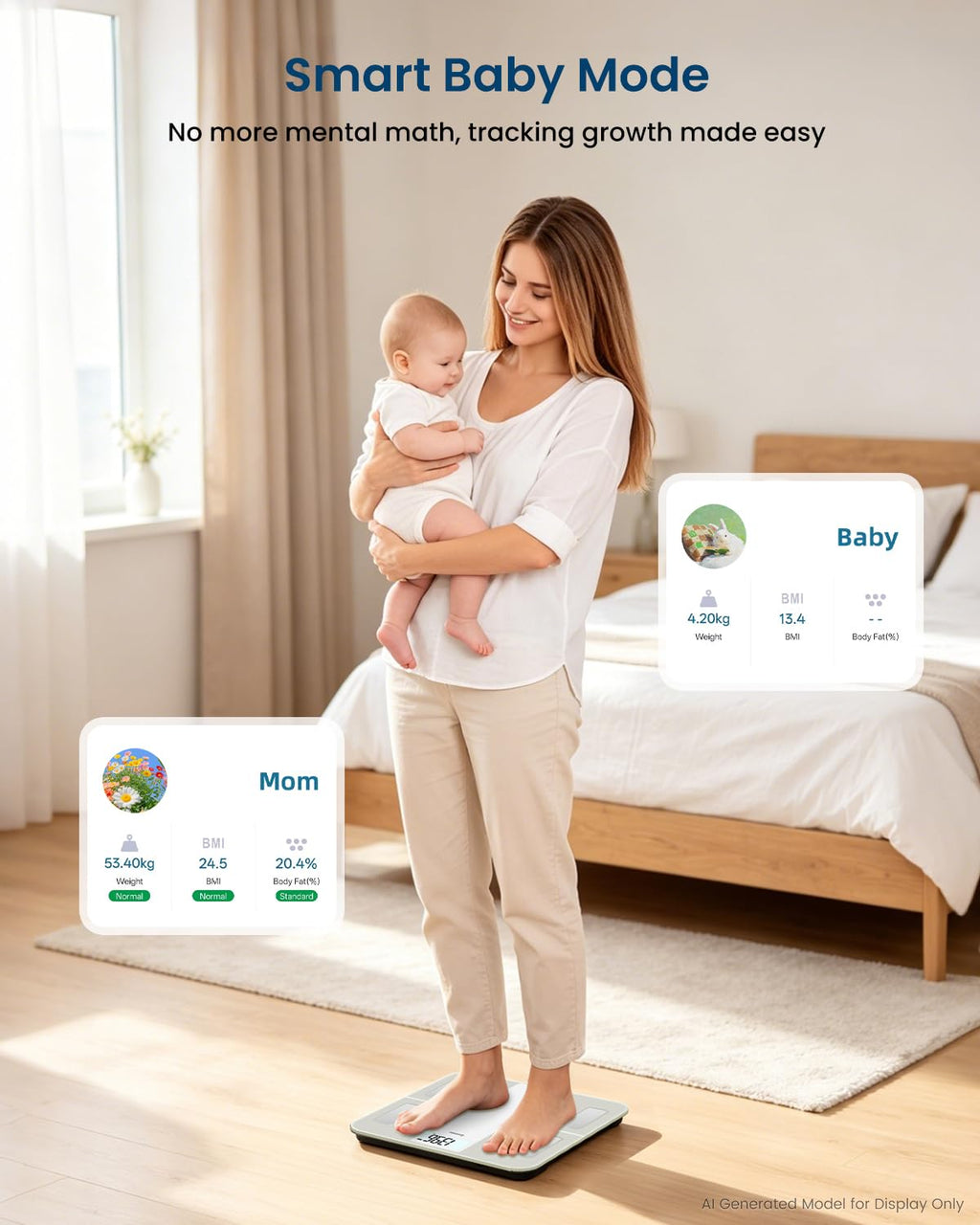 USB Rechargeable Digital Bathroom Scale T5028