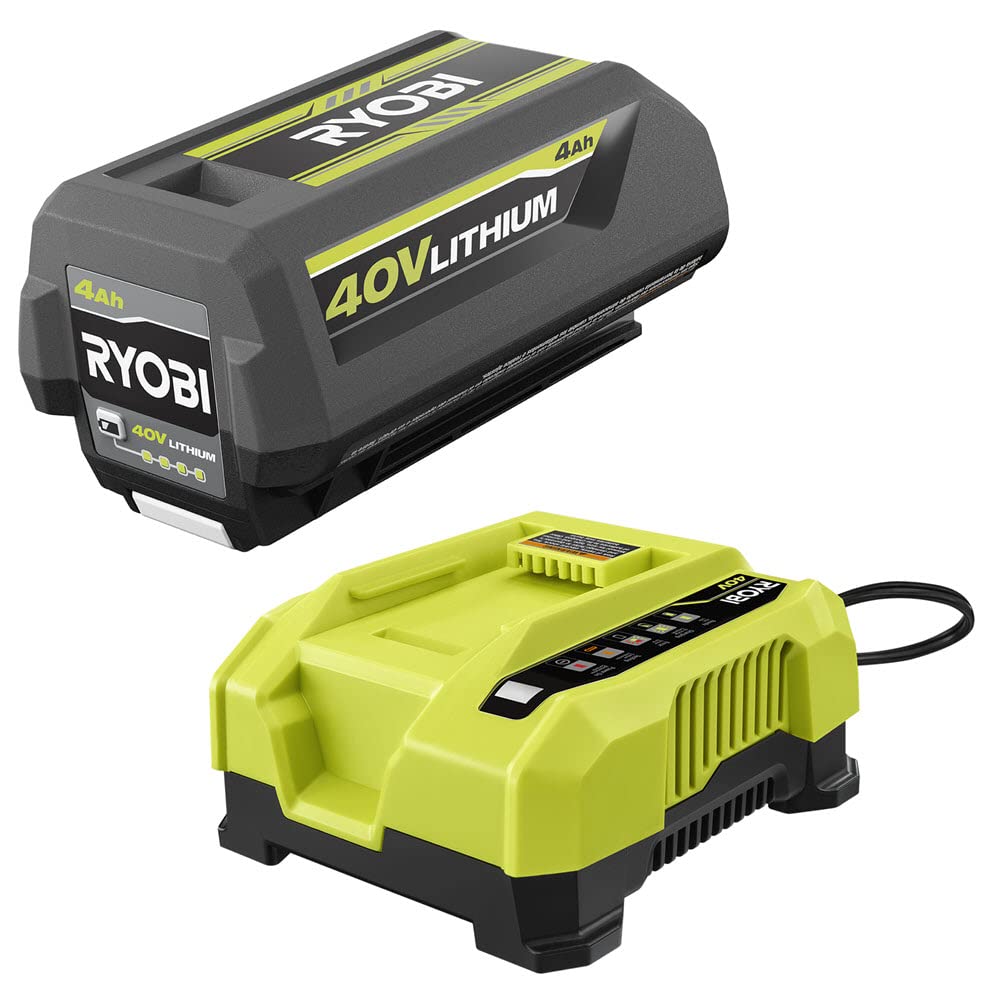 40-Volt 4 Ah Battery and Rapid Charger Combo Kit W540958