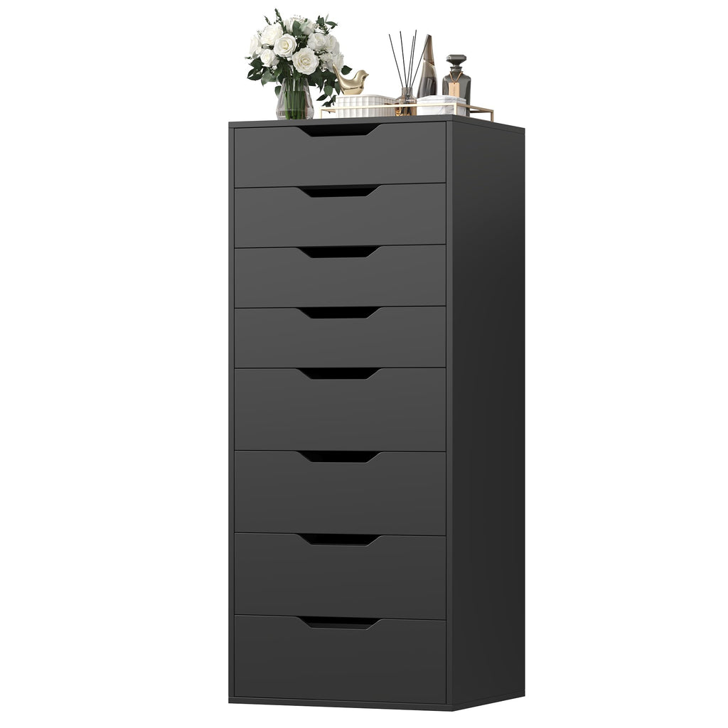 Black 8 Drawer Dresser G9725