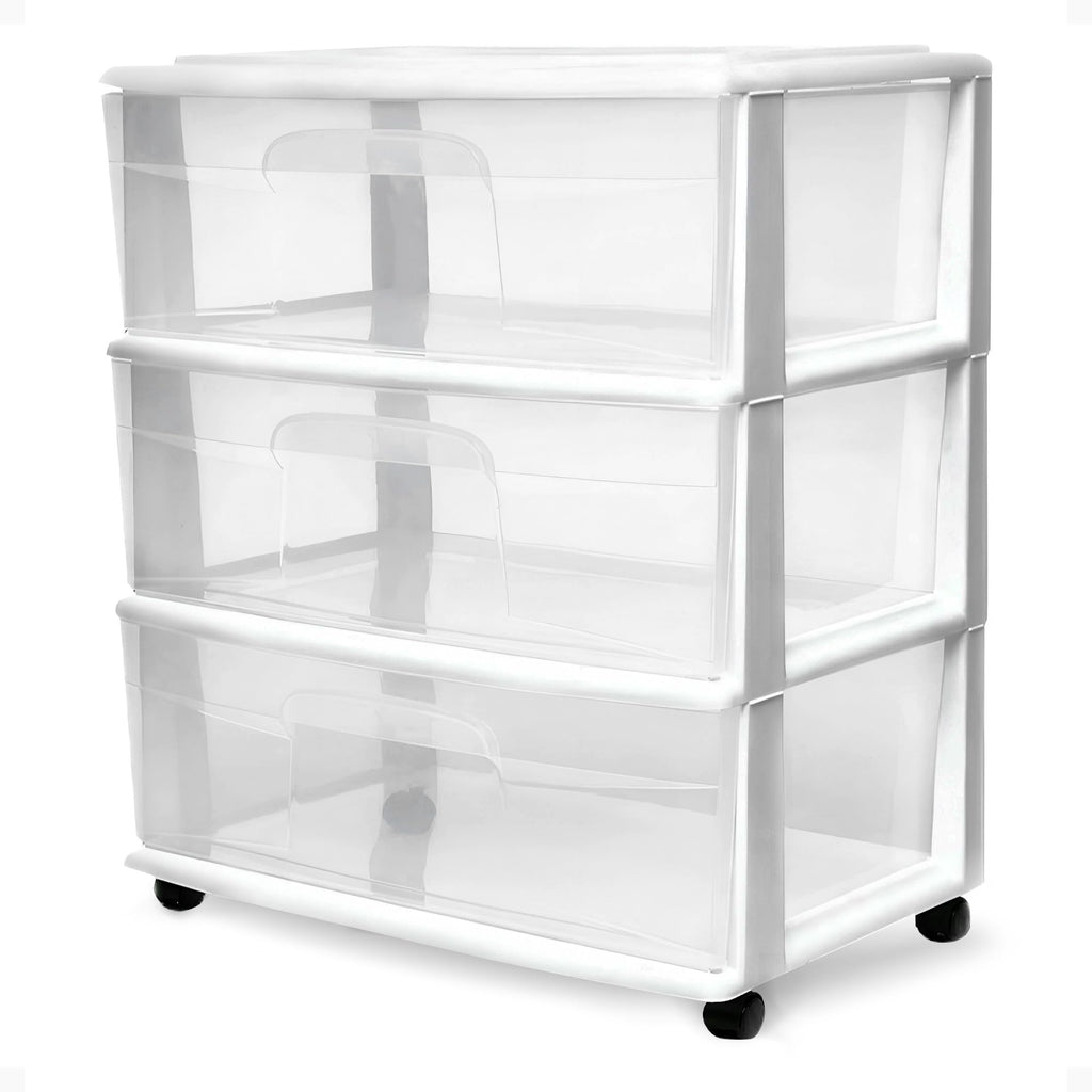 3-Tier Storage Cart with Removable Wheels T748