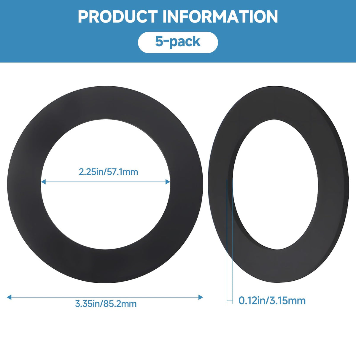 Jerry Can Gaskets 5-Pack L905
