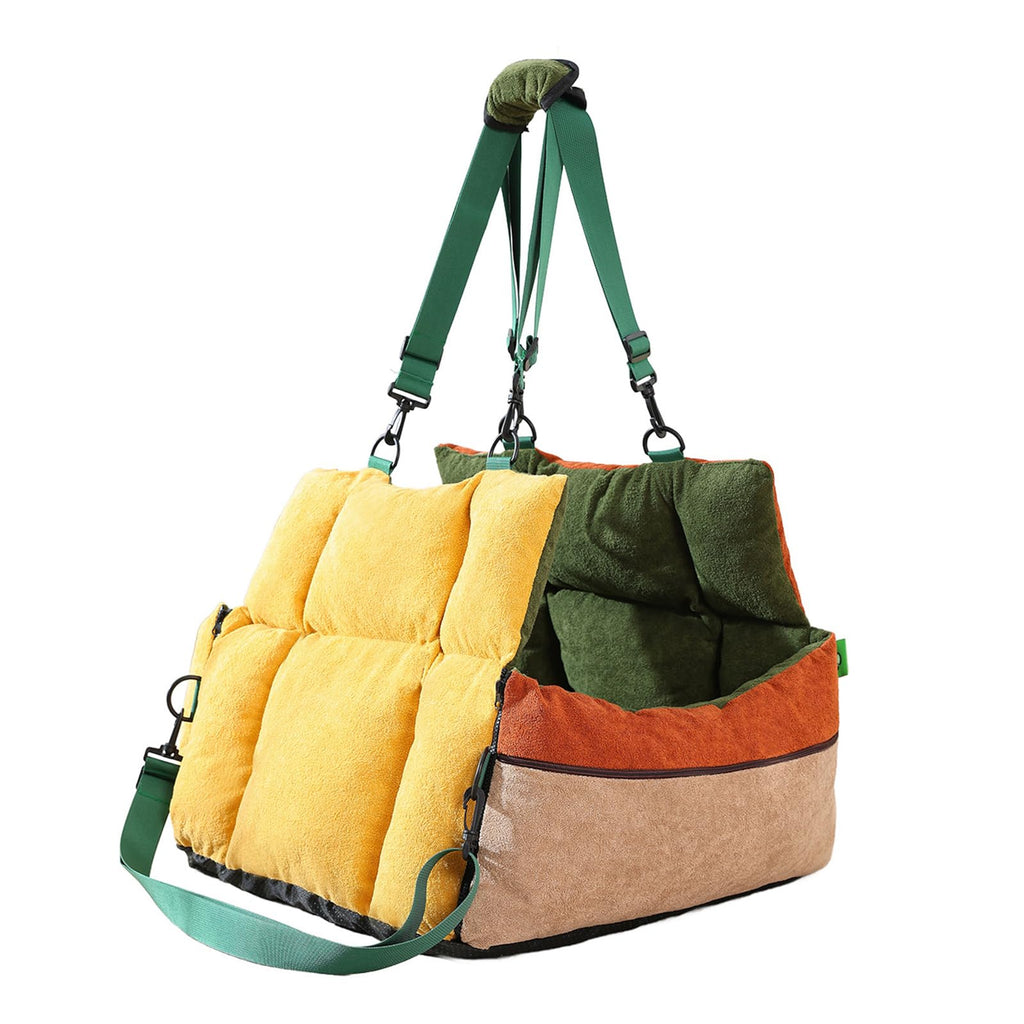 2-in-1 Elevated Dog Car Seat Booster T20369