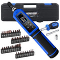 46 Pcs Digital Torque Screwdriver Set 1/4" Adjustable P3159