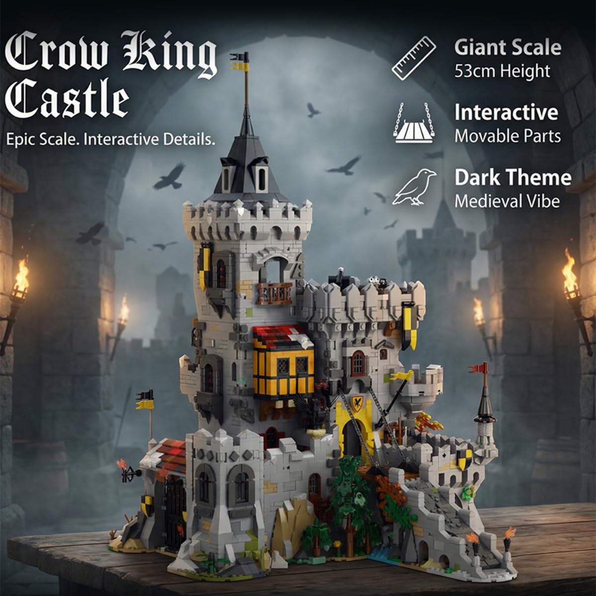 Medieval Castle Building 4961 Pcs A159668
