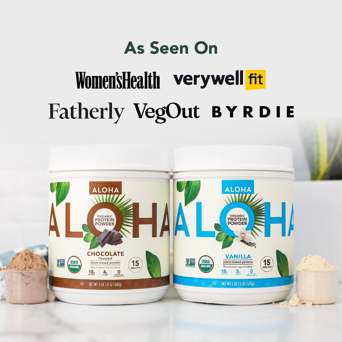 Organic Plant Based Vanilla Protein Powder 19.6 oz G359124