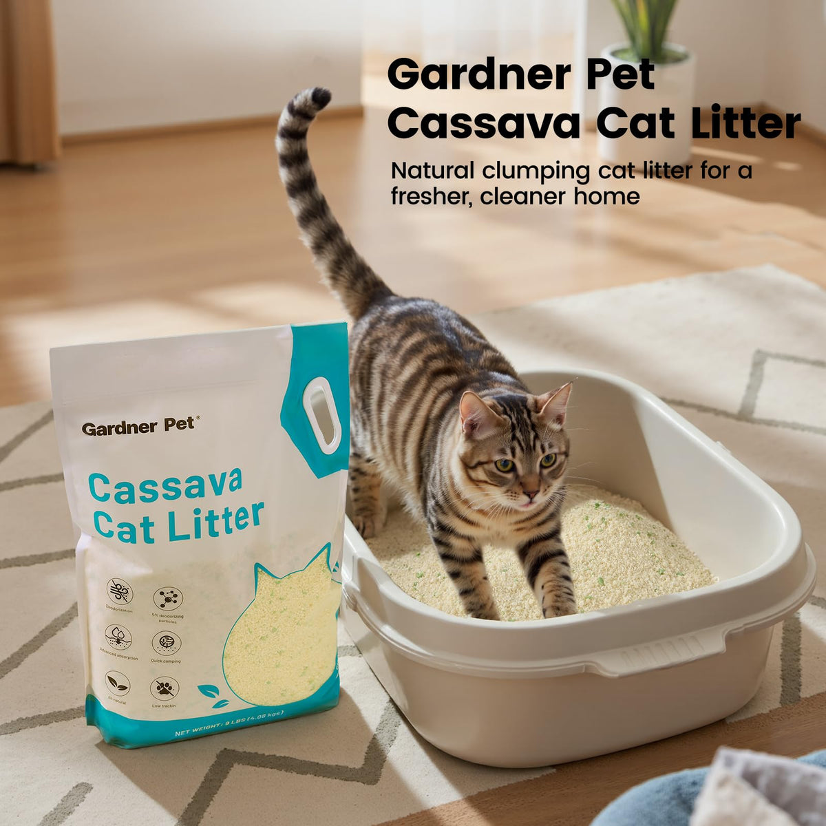 Cassava Cat Litter 18LBS S58935