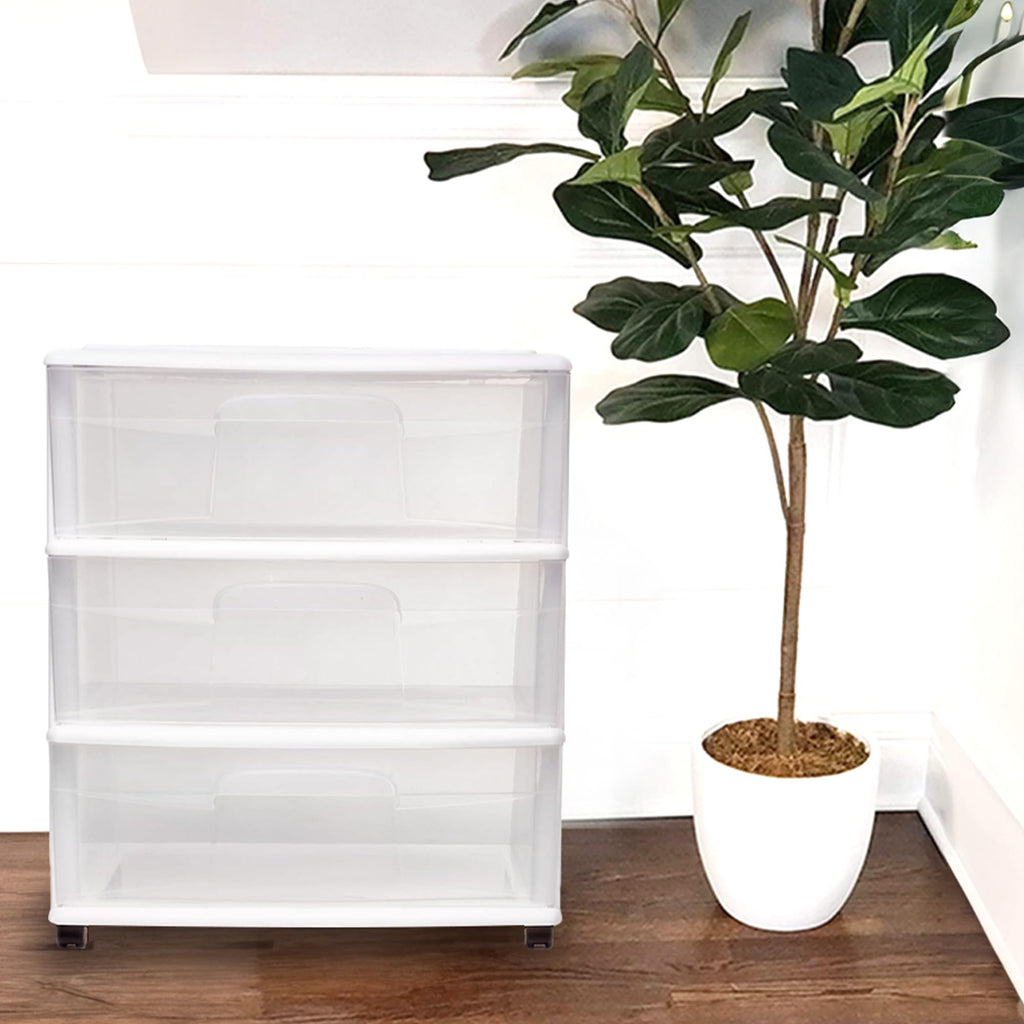 3-Tier Storage Cart with Removable Wheels T748