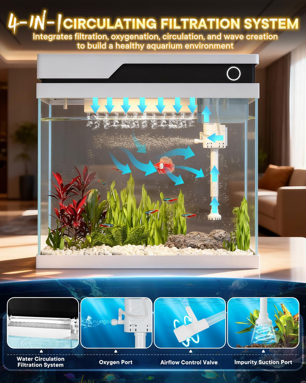 7 Gallon Fish Tank H8325