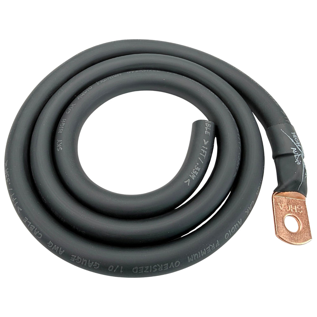 Oversized 1/0 Gauge AWG Electrical Wiring Kit V7173