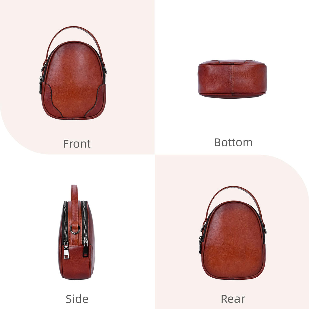 Small Leather Crossbody Bag X9370