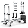 3 in 1 Folding Hand Truck 600lbs Capacity Heavy Duty D7385