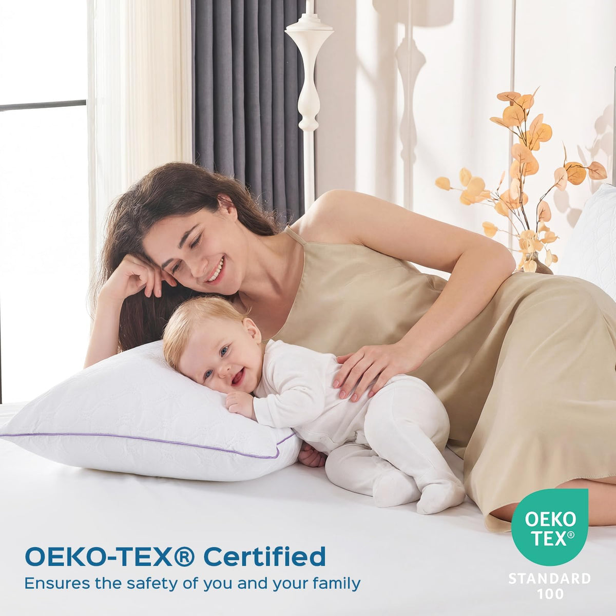 King Size Down Alternative Pillows Set of 2 R746