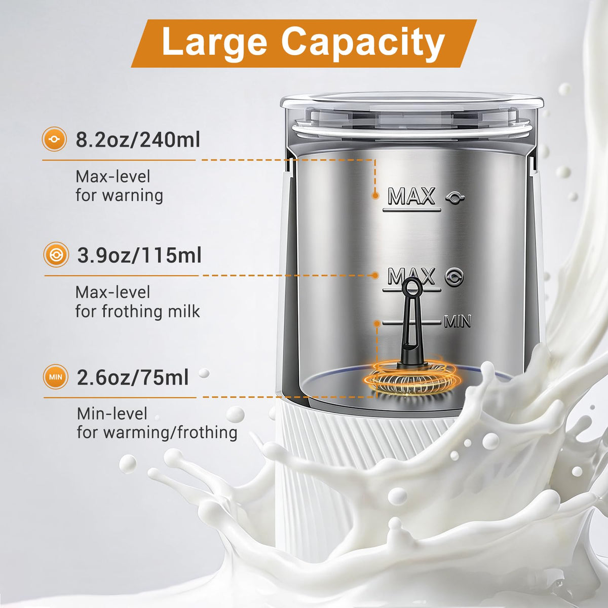 4-in-1 Electric Milk Frother L4627