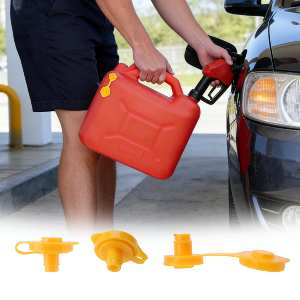 Yellow Plastic Gas Can Vent Caps Q1020