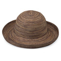 Brown UPF 30+ Wide Brim Packable Sun Hat A40625