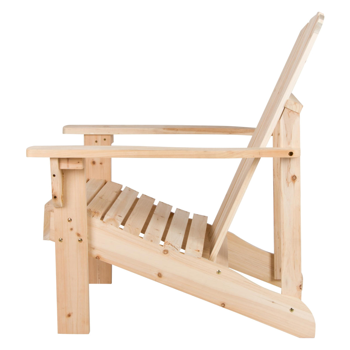 Mid-Century Modern Wooden Adirondack Chair J21819