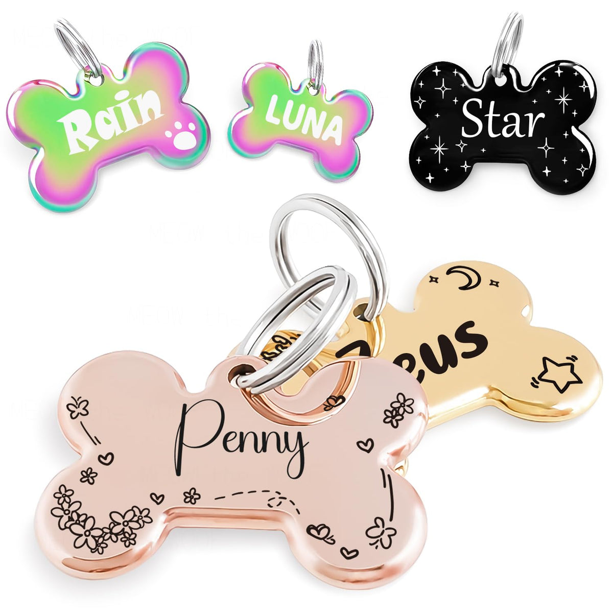 Stainless Steel Deep Engraving Dog Tags C3080