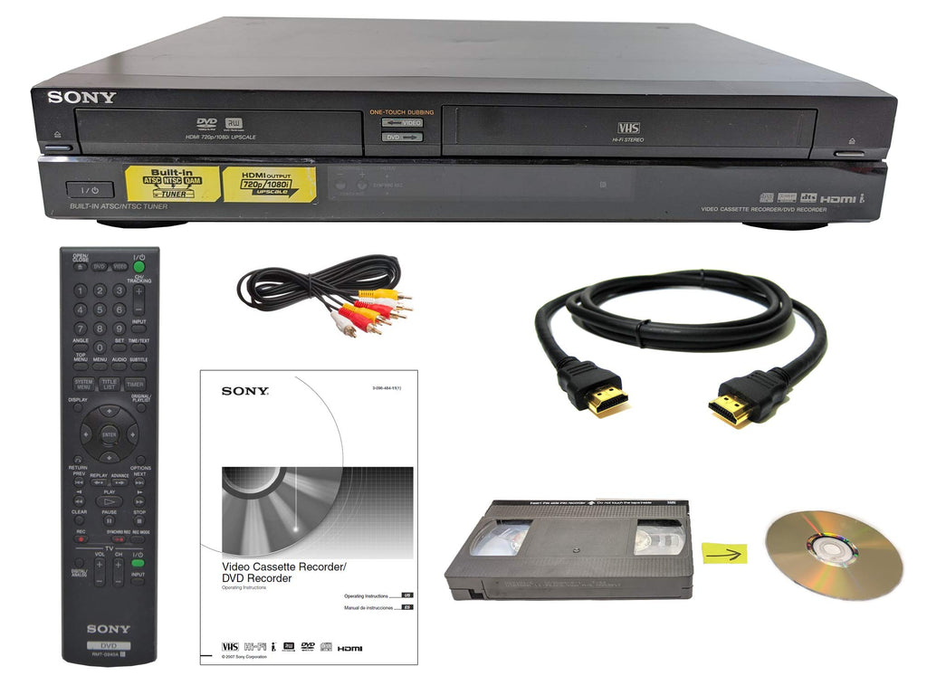 VHS to DVD Recorder VCR Combo with Remote I896
