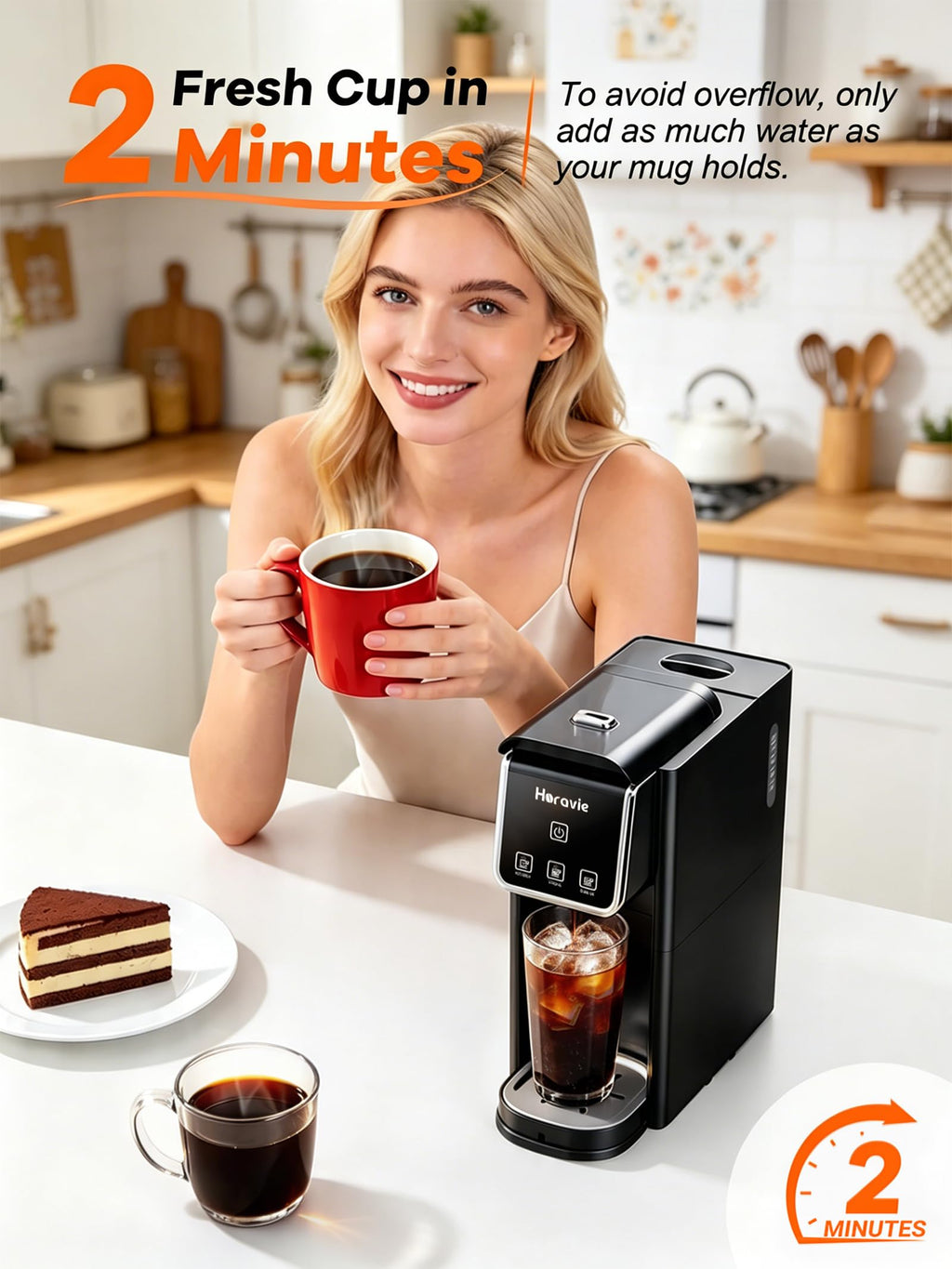 Black Single Serve Coffee Maker M420