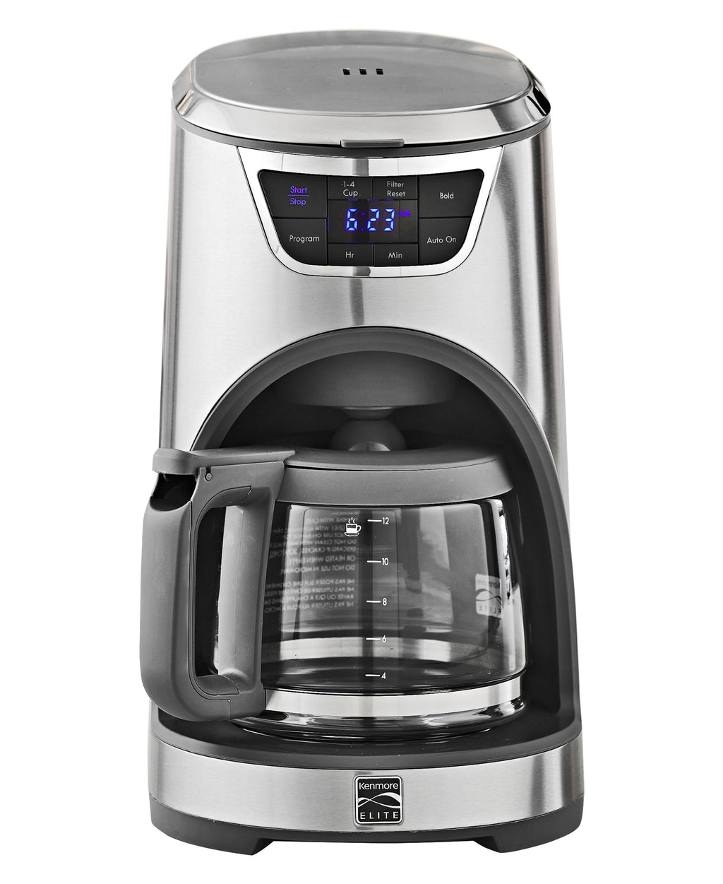12-Cup Programmable Drip Coffee Maker with Glass Pot X648631