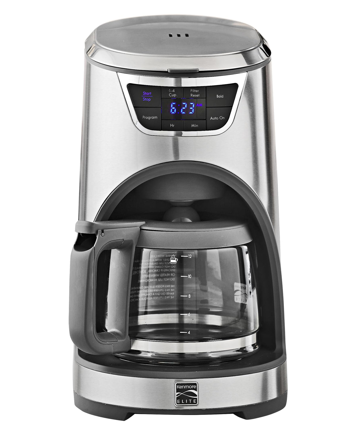 12-Cup Programmable Drip Coffee Maker with Glass Pot X648631