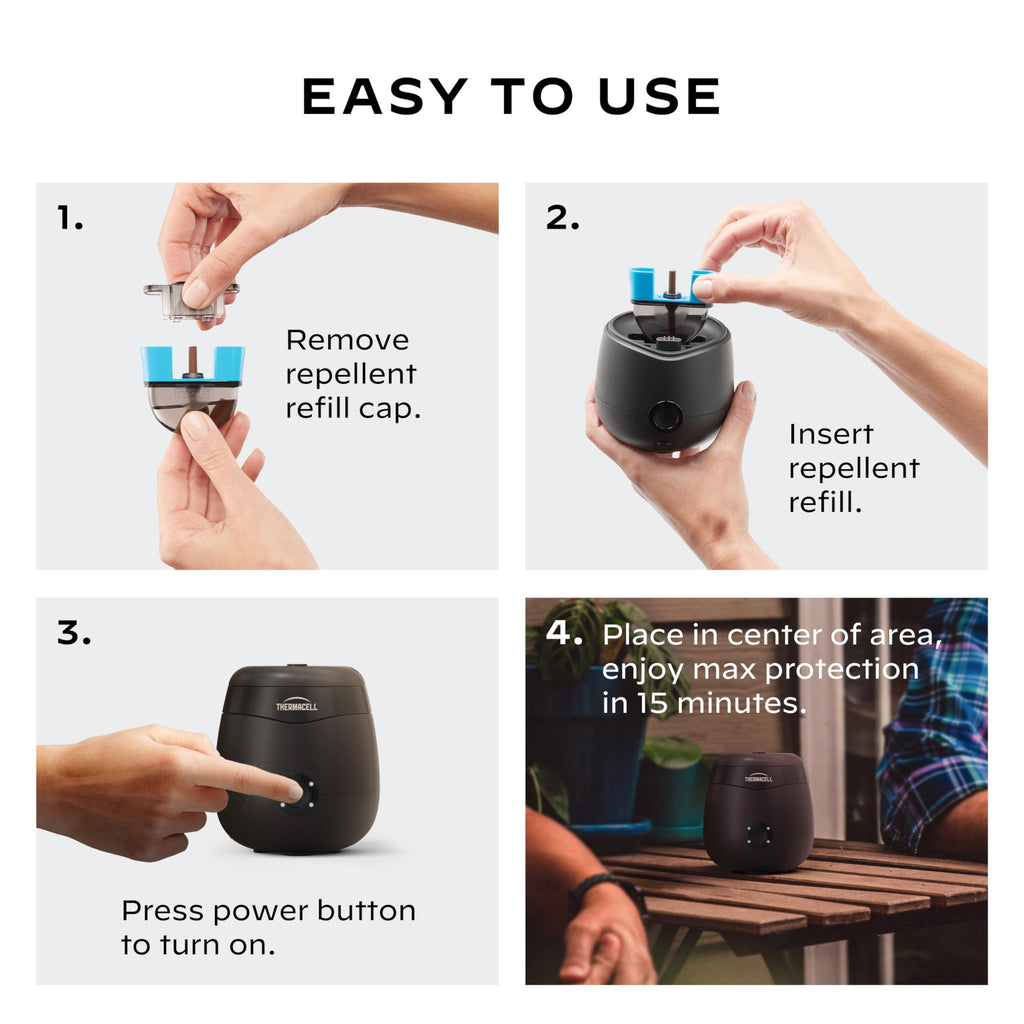 Rechargeable Mosquito Repeller with 12-Hour Refill B417